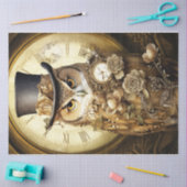 Steampunk Owl Tissuepapier (Craft)