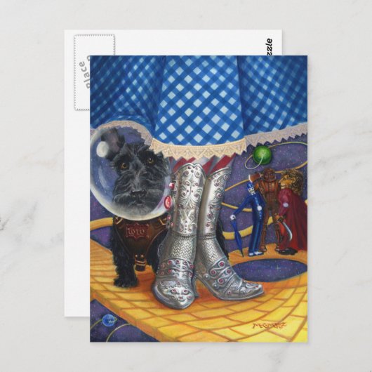 Steampunk Oz Briefkaart (Voorkant / Achterkant)