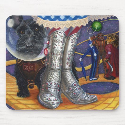 Steampunk Oz Mousepad Muismat (Voorkant)