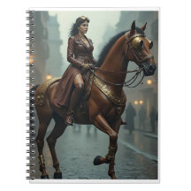 Steampunk paard met ruiter