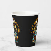 Steampunk paashaas papieren bekers (Links)