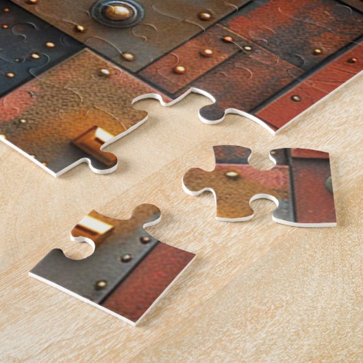 Steampunk Paaskonijn Legpuzzel (Zijkant)