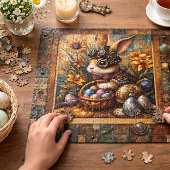 Steampunk Paaskonijn Legpuzzel