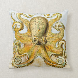 Steampunk Painted Nautische Octopus Kraken Squid Kussen