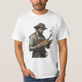 Steampunk Painter ArtWork shirt (Voorkant)