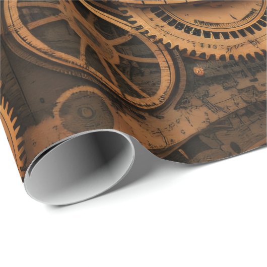 Steampunk-pakpapier Cadeaupapier (Rol Hoek)
