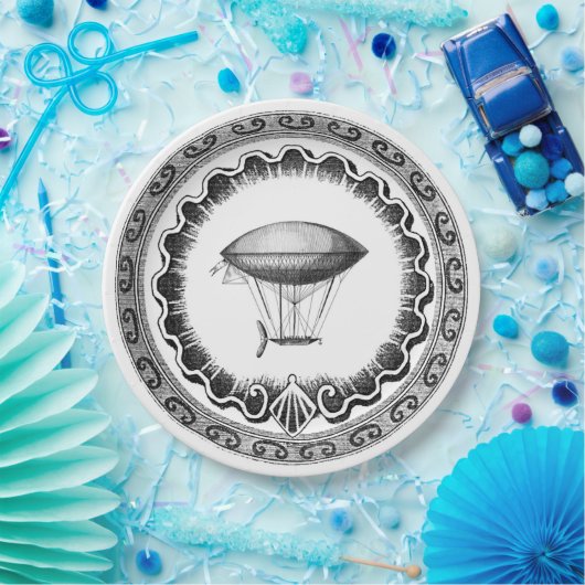 Steampunk Papieren Bordje (Feest)