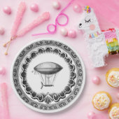 Steampunk Papieren Bordje (Feest)