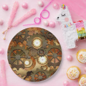 Steampunk Papieren Bordje (Feest)