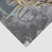 Steampunk Parrot Tissue Paper Tissuepapier (Detail)