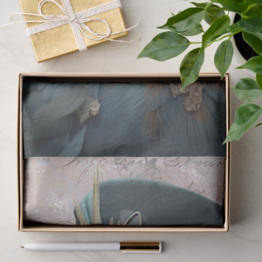 Steampunk Parrot Tissuepapier (Geschenk)