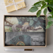 Steampunk Parrot Tissuepapier (Geschenk)