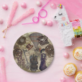 Steampunk Party Supplies Industrial Papieren Bordje (Feest)