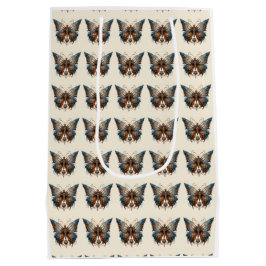 Steampunk party vlinder medium cadeauzakje