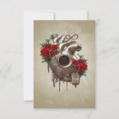 Steampunk Passion, het mechanische hart van de lie Bedankkaart (Achterkant)