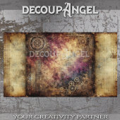 Steampunk Patina #3 Decoupage Tissuepapier