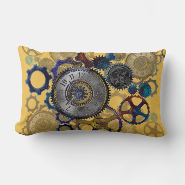 STEAMPUNK-patronen Huisdecoratie Kussen (Voorkant)