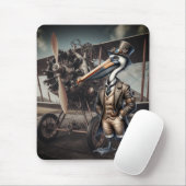 Steampunk Pelican Muismat (Met muis)