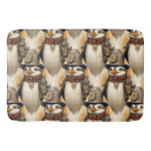Steampunk Penguin 1 Patroon Badmat (Voorkant)