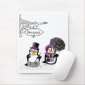 Steampunk Penguin Mousepad Muismat (Met muis)