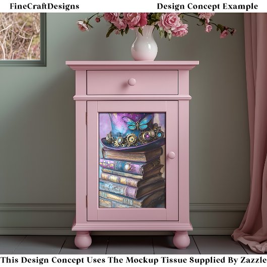 Steampunk Pet & Fantasy Boeken CZ5L Decoupage Tissuepapier