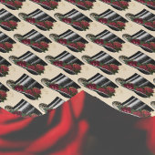 Steampunk Pet met Red Roses Christmas Cadeaupapier