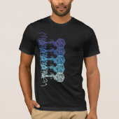 Steampunk_Phage in levende kleur T-shirt (Voorkant)