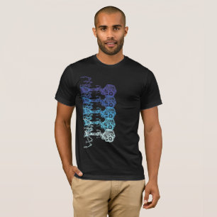 Steampunk_Phage in levende kleur T-shirt