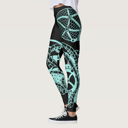 Steampunk Phage vs. Bacteria Leggings (Links)