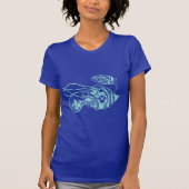 Steampunk Phage vs. Bacteria T-shirt (Voorkant)