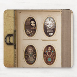 Steampunk Photo Album Mousepad Muismat
