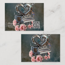 Steampunk piano met hart