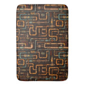 Steampunk pijpen badmat (Voorkant Verticaal)