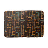 Steampunk pijpen badmat (Voorkant)