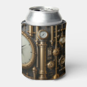 Steampunk Pijpen en Gages Koelbox Blikjeskoeler (Blikje Voorkant)