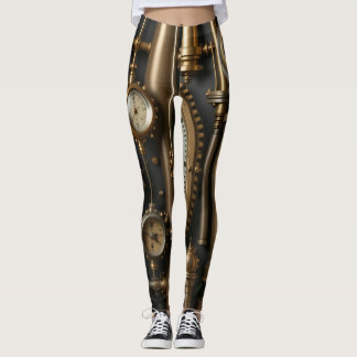 Steampunk Pijpen en Gages Leggings
