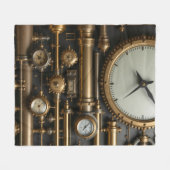 Steampunk pijpen en meters deken (Voorkant (Horizontaal))