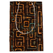 Steampunk pijpen patroon medium cadeauzakje (Voorkant)