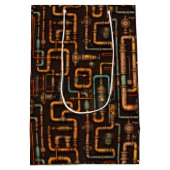 Steampunk pijpen patroon medium cadeauzakje (Achterkant)