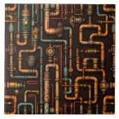 Steampunk pijpen tegeltje (Voorkant)