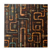 Steampunk pijpen tegeltje (Voorkant)