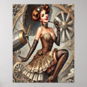 Steampunk Pin-Up Poster 3, Glamour &  (Voorkant)