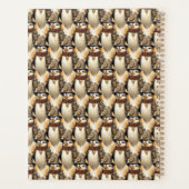 Steampunk Pinguïn 1 Patroon Planner (Achterkant)