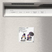 Steampunk pinguïns magneet (Insitu (Vaatwasser))