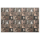 Steampunk Pinups Quilt Block Print Stof (Fat Quarter)