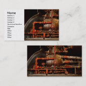 Steampunk - Pipe-dromen Visitekaartje (Voorkant / Achterkant)