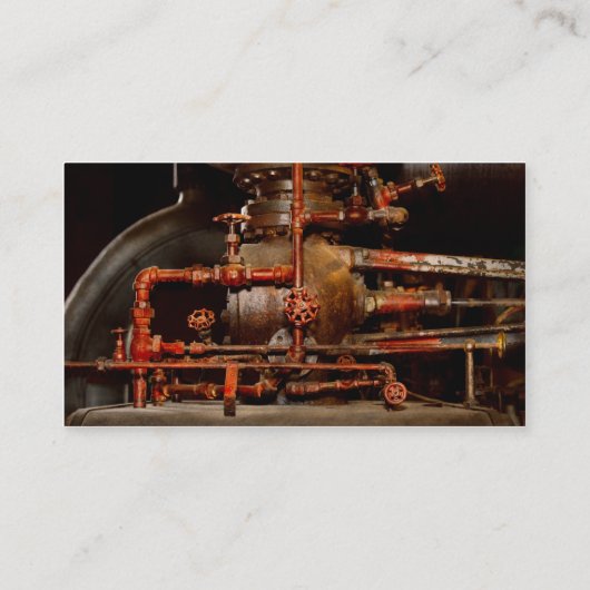 Steampunk - Pipe-dromen Visitekaartje (Achterkant)