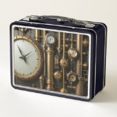 Steampunk Pipes en Gages Lunch Box (Achterkant)