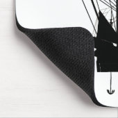 Steampunk piratenschip muismat (Hoek)