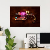 Steampunk - Pistool -De neuralisator Poster (Thuiskantoor)